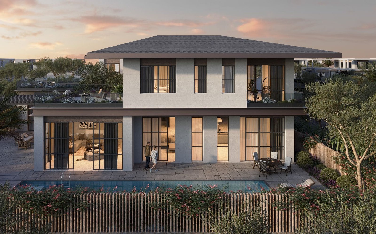 Al Naseem Villas luxury villa architecture on Hudayriyat Island